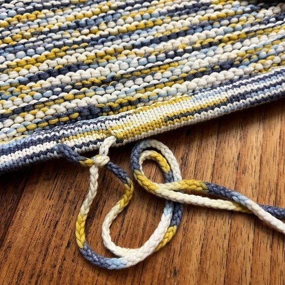 Theory Chunky Boxy Cotton Blend Crewneck Pullover / Medium - Picture 2 of 10